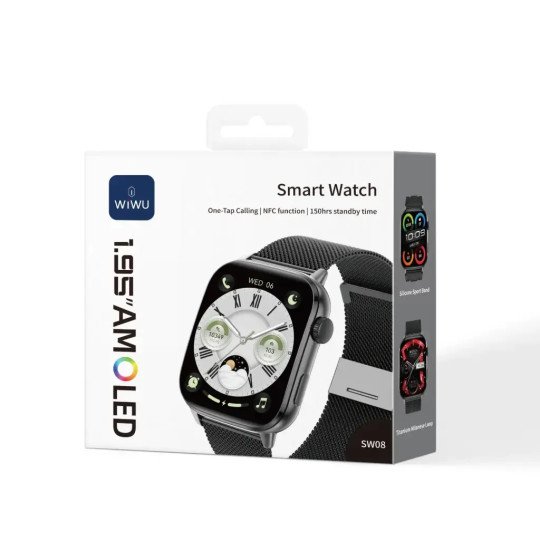 SW08 Reloj Inteligente AMOLED | Llamadas Bluetooth + IP68