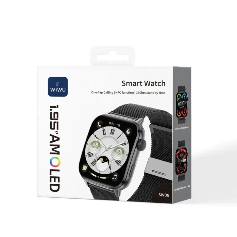 SW08 Reloj Inteligente AMOLED | Llamadas Bluetooth + IP68
