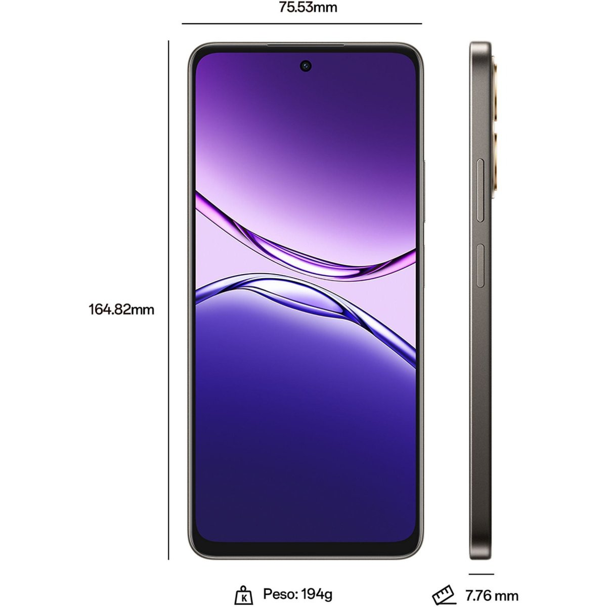 Oppo A5 Pro 5G 256 GB · Brown Black — Nuevo · Precintado