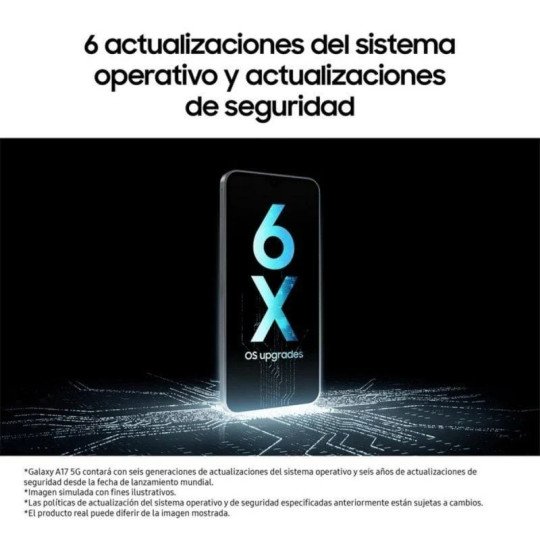 Samsung Galaxy A17 5G 4GB 128GB | Pantalla Super AMOLED y batería duradera