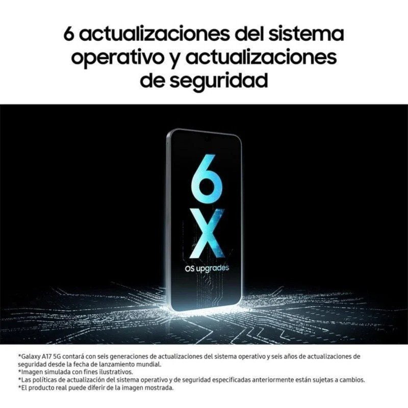 Samsung Galaxy A17 5G 4GB 128GB | Pantalla Super AMOLED y batería duradera