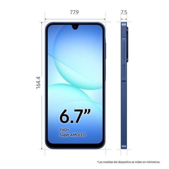 Samsung Galaxy A17 5G 4GB 128GB | Pantalla Super AMOLED y batería duradera