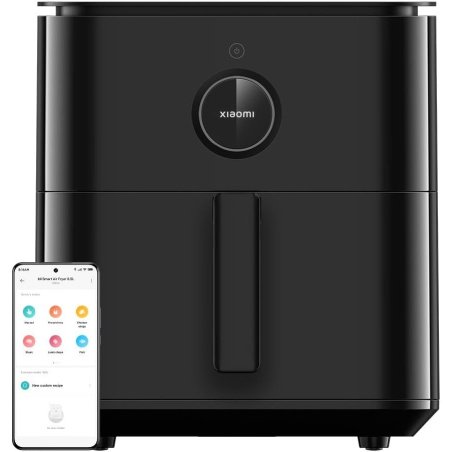 Xiaomi Smart Air Fryer 6.5L Freidora de Aire 1800W WiFi y App | Blanco / Negro