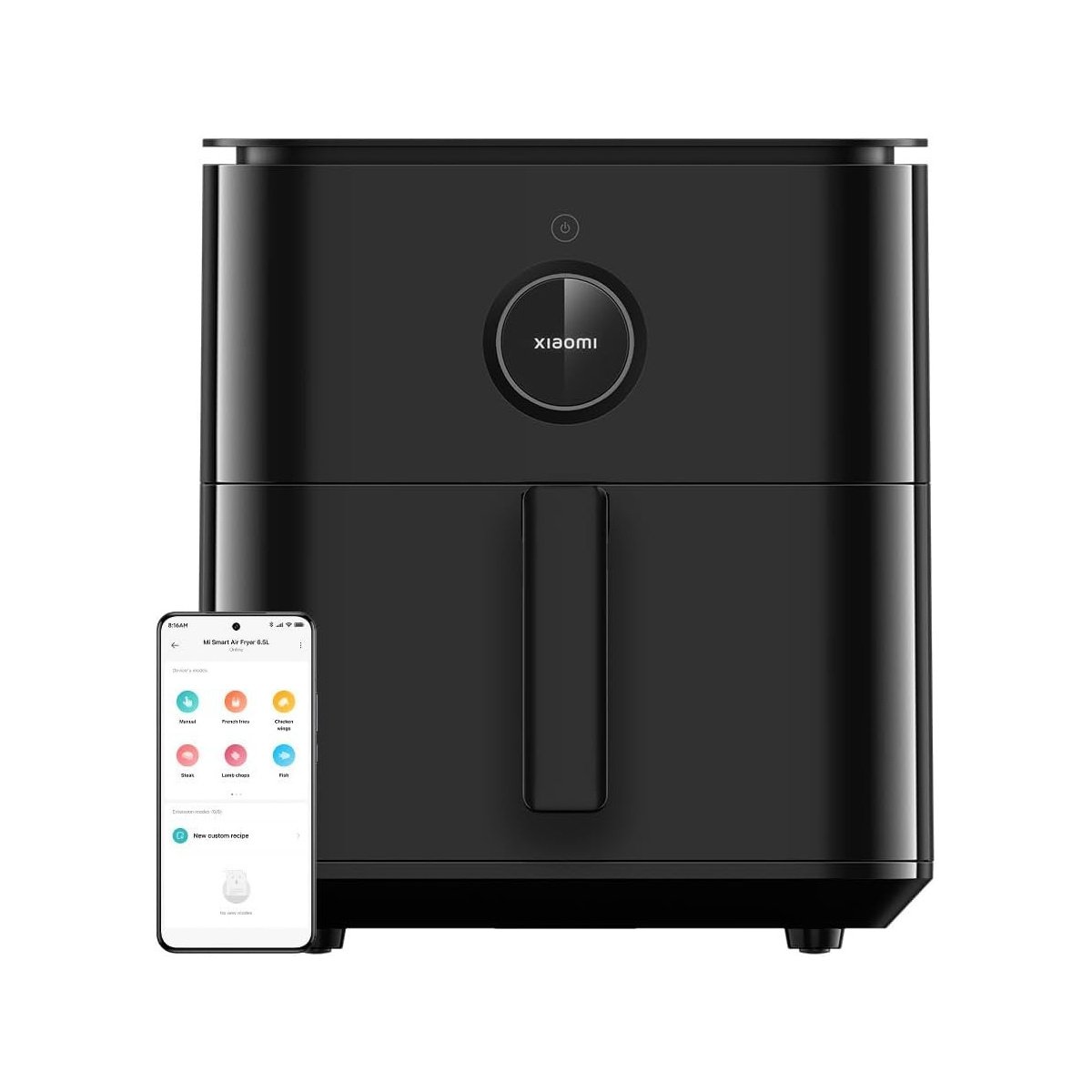 Xiaomi Smart Air Fryer 6.5L Freidora de Aire 1800W WiFi y App | Blanco / Negro