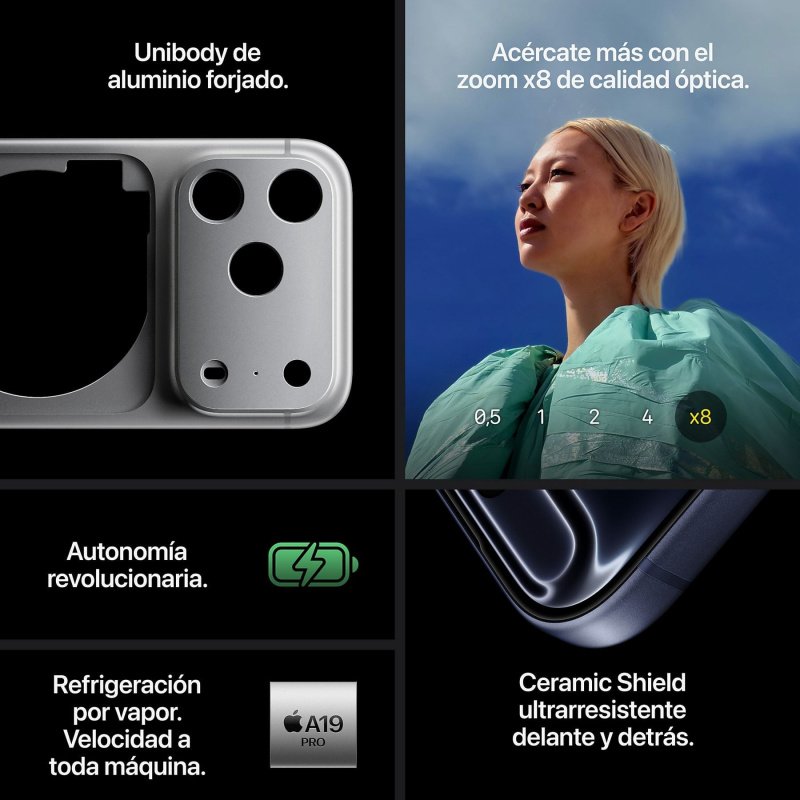iPhone 17 Pro Max 256 GB · Plata — Nuevo · Precintado