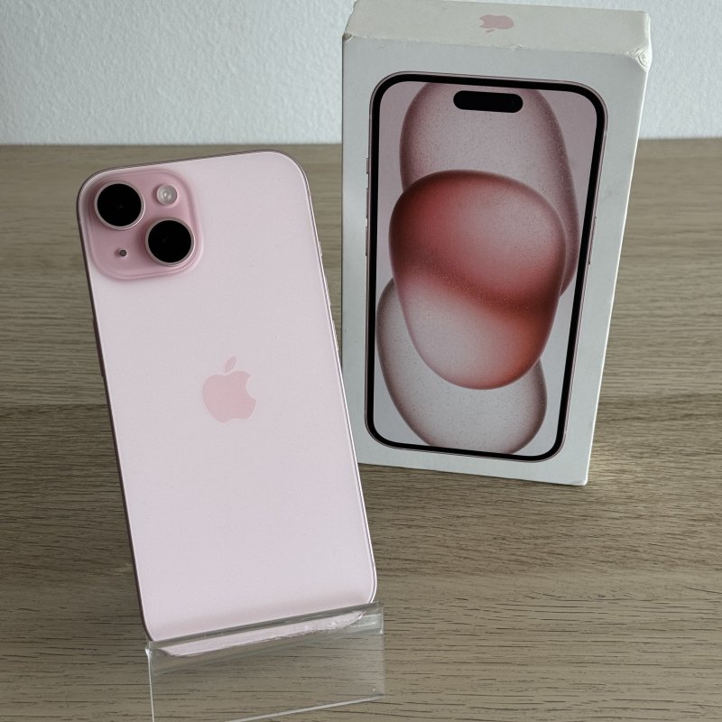 iPhone 15 128 GB · Rosa — Grado A+ · Reacondicionado
