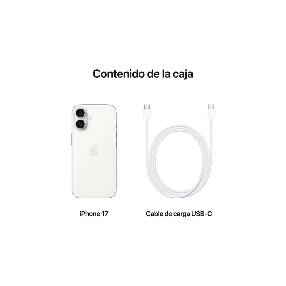 iPhone 17 256 GB · Blanco — Nuevo · Precintado