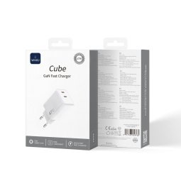 Cube – Cargador Rápido GaN 45W PD 2C + Cable USB-C