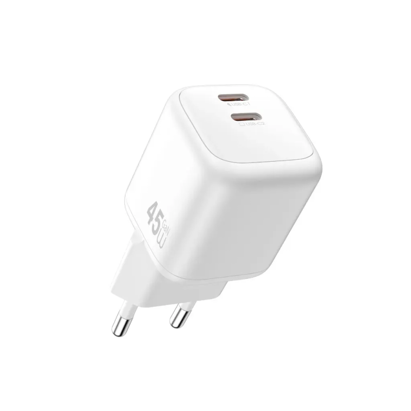 Cube – Cargador Rápido GaN 45W PD 2C + Cable USB-C