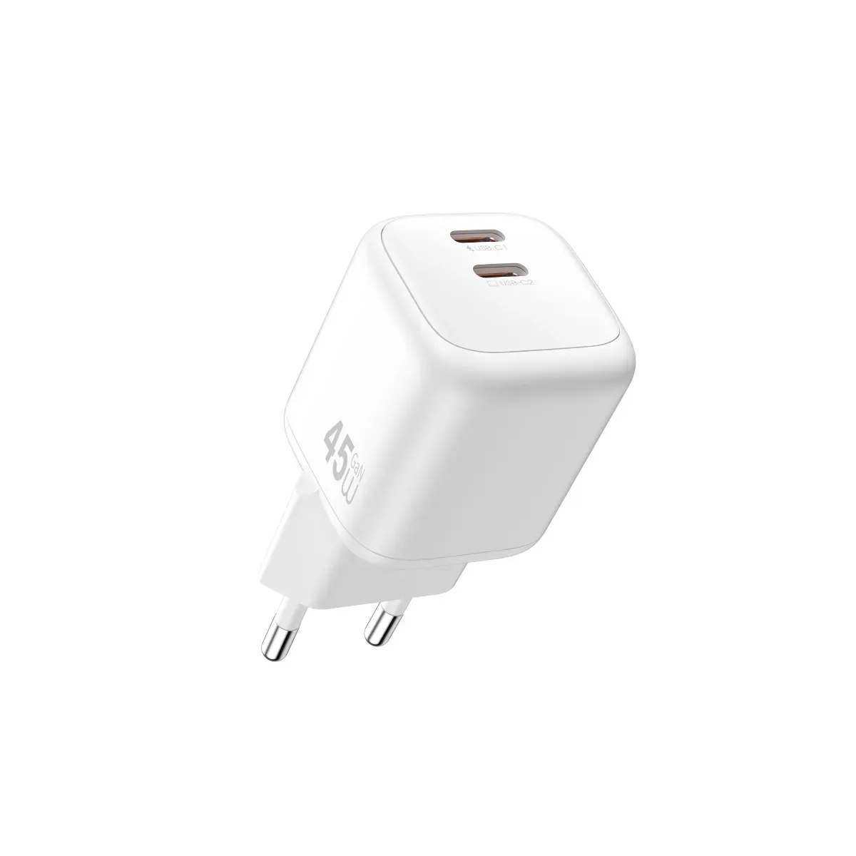 Cube – Cargador Rápido GaN 45W PD 2C + Cable USB-C