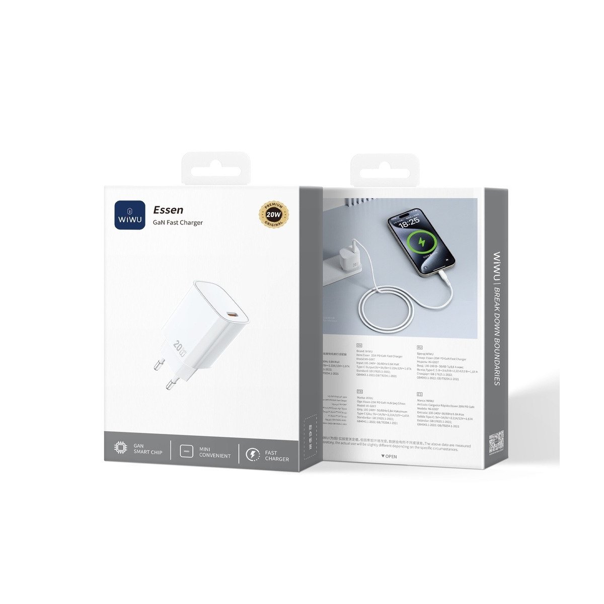 Essen – Cargador Rápido GaN 20W (C)