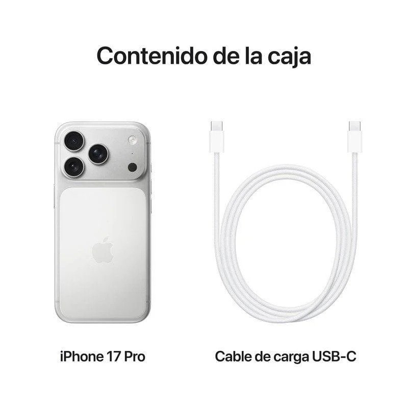 iPhone 17 Pro 256 GB · Titanio Blanco — Grado A+ · Openbox